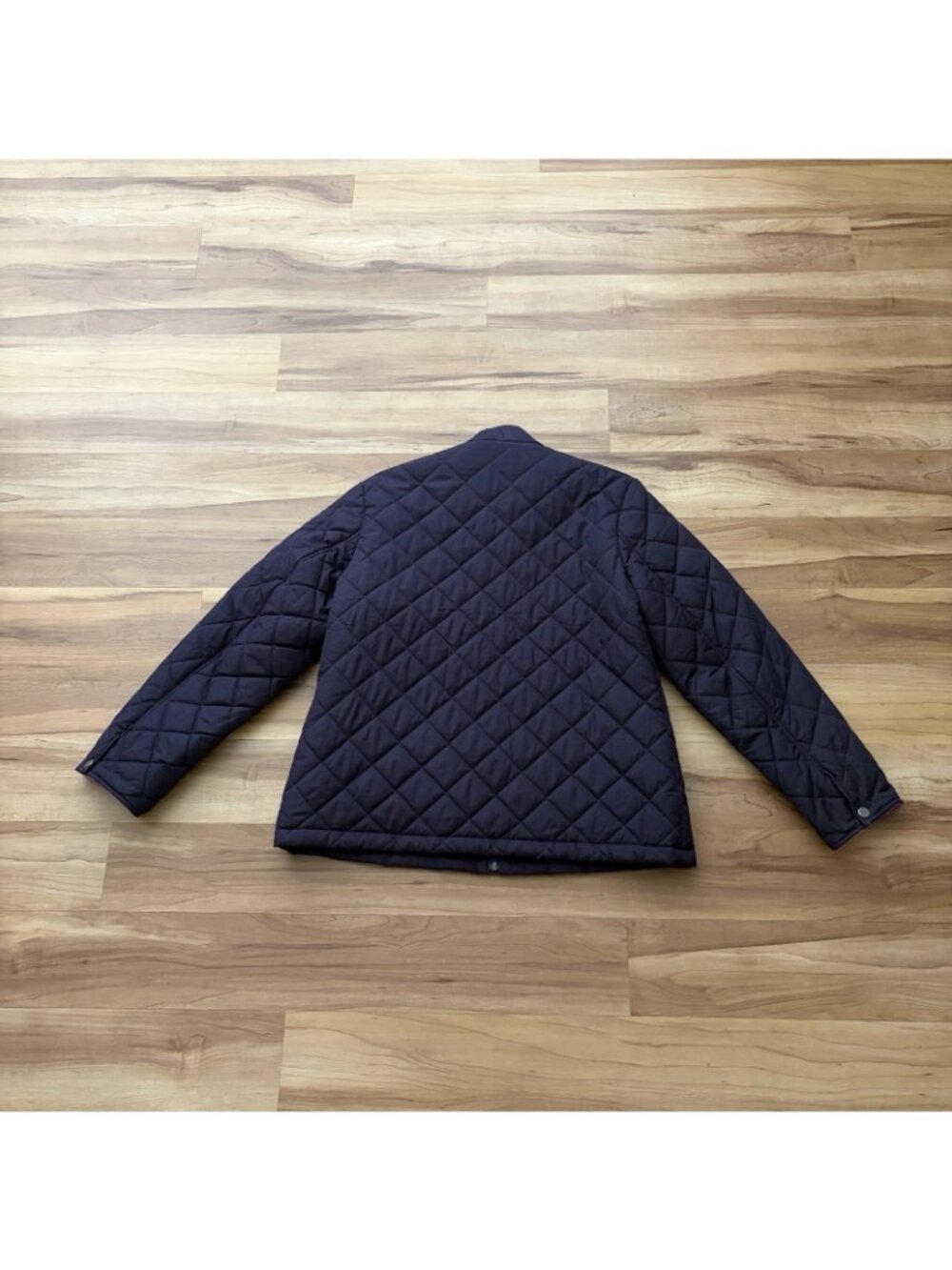 Coldwater Creek Womens XL 16 Quilted Puffer Jacket Purple Zip Minalmalist - Picture 8 of 11